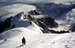 Mont Blanc, Abstieg Arete du Diable